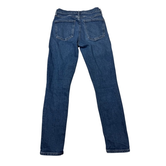 Agolde Nico High Rise Slim Jeans Fixation Medium Wash Button Fly - Picture 4 of 11